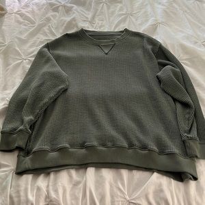 Aerie waffle sweatshirt